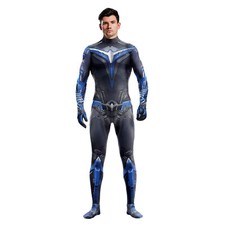 Nightwing Jumpsuit Robin Bodysuit Cosplay Costume Adult Halloween Stage Tights