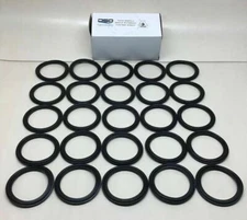 NEW DSO 40MPU-2 FLUID HANDLING CIP 2" CLAMP GASKET BLACK BUNA BOX OF 25