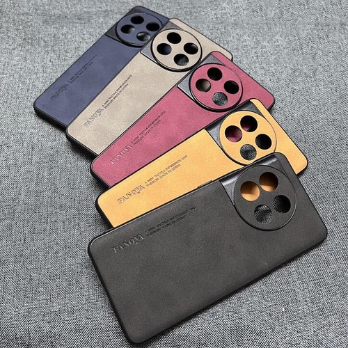 For OnePlus 12 12R 1+11 1+Ace2 Pro Nubuck Leather Fabric Coated hard case cover - Picture 5 of 24