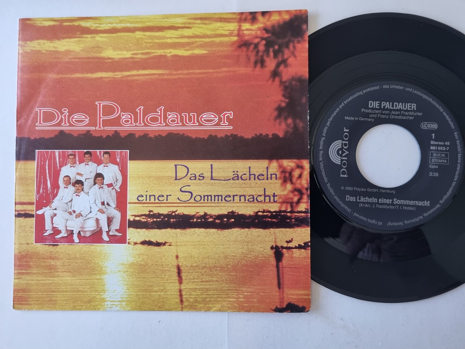 Die Paldauer - Das Lächeln Einer Sommernacht 7'' Vinyl Germany