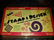 All night Media Doodles Set 11 stamps