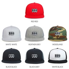 Youth Kid's Boo Patch Flat Bill Mesh Back Snapback Trucker Cap  - FREE SHIPPING