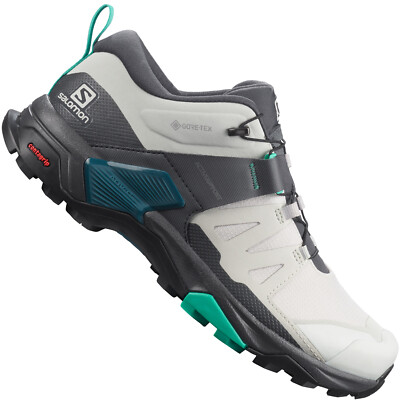 Salomon X Ultra 4 GTX Damen-Wanderschuhe Schuhe Hikingschuhe Trekking Hellgrau