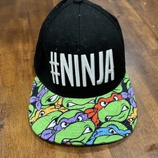 Nickelodeon TMNT Teenage Mutant Ninja Turtles NINJA Embroidered Snapback Cap