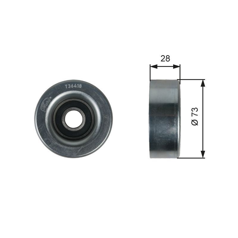 ✅Fits GATES T36418 V-RIBBED BELT PULLEY ⭐UK Seller⭐ - Image 18