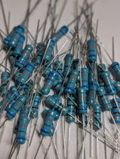 5 ea - 1/8 W 1%  Metal film resistors-Pick Values-FREE SHIPPING - Mr Circuit
