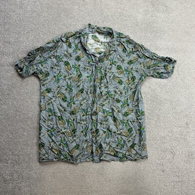 HAWAII Hemd Hawaiishirt Floral G-L Magnum Rockabilly Hawaiianer Aloha 16001 Grün