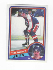 1984-85 O-PEE-CHEE TIM WATTERS #350 WINNEPEG JETS