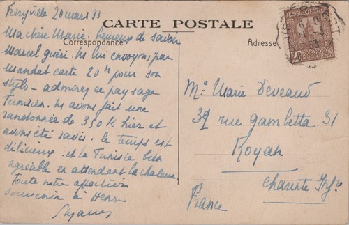 Postal de colección Túnez Teboursouk Les Fontaines 09,97 - Imagen 2 de 2