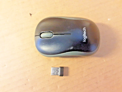 Logitech M185 Kabellose Maus, 2,4 GHz mit USB-Mini-Empfänger, Swift Grey 