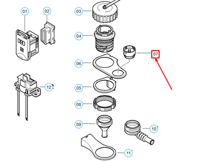 BMW 3 E46 Diagnosis Plug Adapter 12521427322 1427322 OEM for sale 