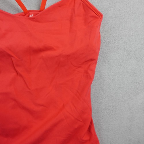 Puma Top Womens S Red Sleeveless Round Neck Spaghetti Straps Mahanuala Athletic - Picture 3 of 18