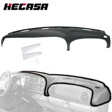 Dash Cover For 98-02 Dodge Ram 1500 2500 3500 Dashboard Overlay Cap Dark Grey