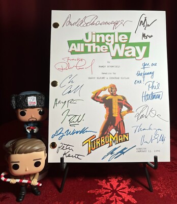 Jingle All the Way Script Cast-Signed- Autograph Reprints- 109 Pages