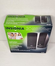 Insignia 2.0 Two Piece Amplified Stereo Speaker System NS-22