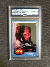 2022 Topps Living #356 Hayden Christensen Darth Vader Star Wars Psa Auto 10 RC