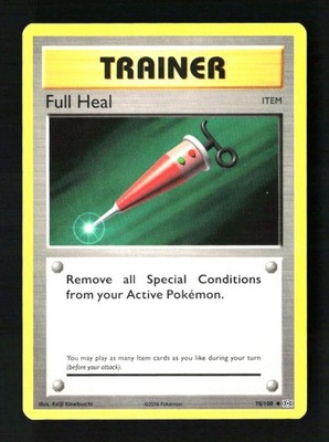 Full Heal Uncommon XY - Evolutions 78/108 NM
