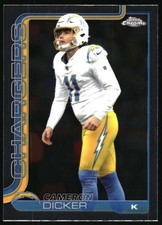 Cameron Dicker 2025 Chrome #162 LA Chargers 