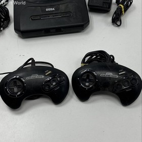 Sega Genesis Model 2 Console 2 Controllers AC RF Unit Bundle Tested Works