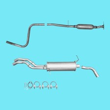 Muffler and Resonator 2011-2019 Ford Fiesta 1.6L (Sedan)