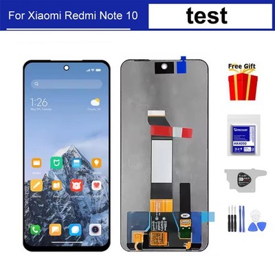 For Xiaomi Redmi Note 10 TFT LCD Display Touch Screen Assembly Digitizer +Frame