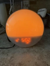 Sunrise Alarm Clock , Wake Up Light with Sunrise / Sunset & White Noise