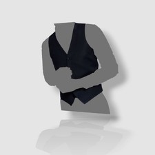 Alfani Men's Blue Diamond Grid Slim Stretch Tuxedo Vest Suit Size S
