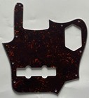 For Fit Fender US Jaguar Bass Style Guitar Pickguard 4 Ply Brown Tortoise