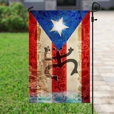 Boricua Puerto Rico Flag Graden Flag, holiday gift, best new