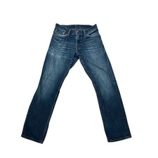 Levi's 514 Slim Straight Dark Wash Denim Jeans Mens Size 28x30