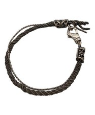 bracciale emanuele bicocchi doppia catena argento
