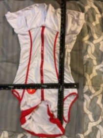 Ladies Super Sexy White & Red Nurse Lingerie 