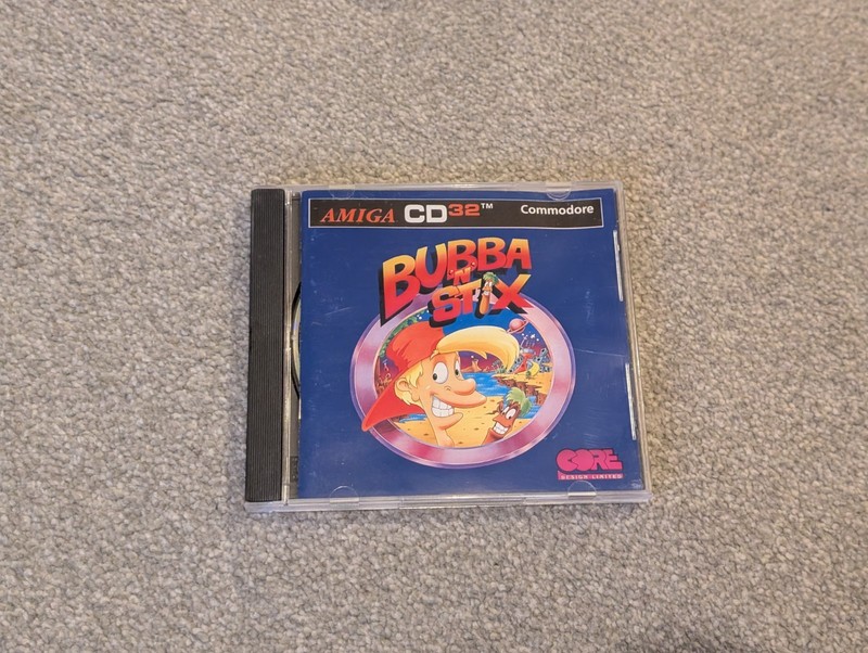 Bubba N Stix Game (Core) Commodore Amiga CD 32 / CD-Rom Complete