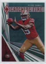 2019 Panini Phoenix Catching Fire Green 5/25 Deebo Samuel #5 4f5