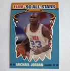 Fleer 1990 Michael Jordan '90 All-Stars Insert #5/12 Bulls NBA Card