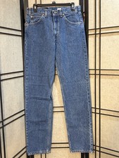 Vintage Levi s 505 Orange Tab Jeans W 32 L 34 Medium Wash Straight Leg USA Made