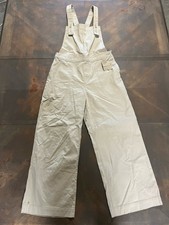 Patagonia Women's Stand Up Cropped Overalls - OAR TAN Size 8 NWT