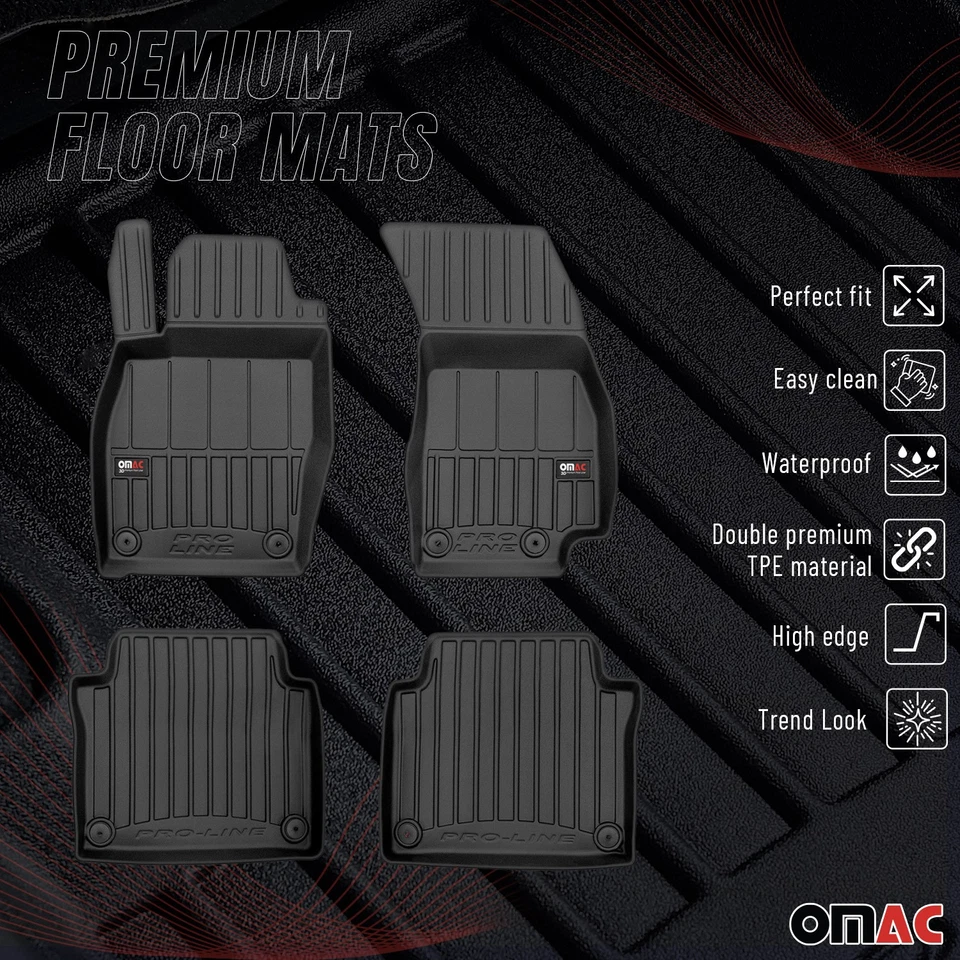 OMAC Premium Floor Mats for Audi A8 S8 Long 2019-2024 Waterproof Heavy Duty - Image 2 of 4