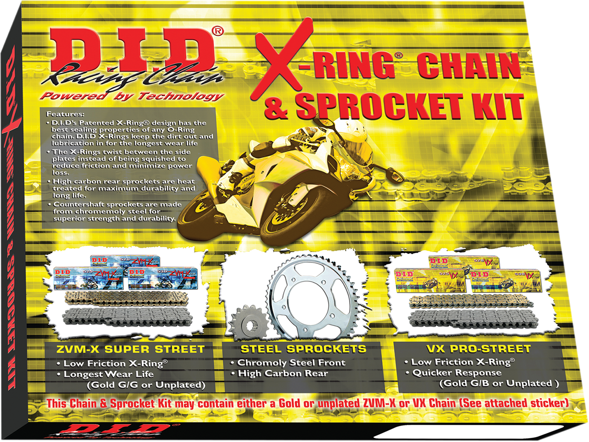 DID Chain Kit - Suzuki - DL1000 V-Strom 