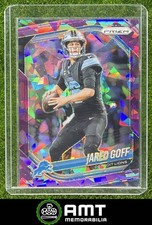 Jared Goff 2025 Panini Prizm Purple Ice 184/225 Detroit Lions #10