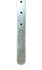 Fossil Women's Etched Leather Belt Size SMALL Metallic Silver EXCELLENT 158052 — photo 2