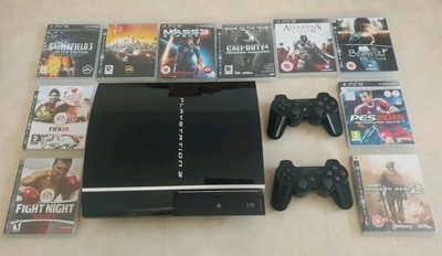PlayStation 3 500GB Konsole Bundle PS3 Stripped Gereinigt MX4 Wärmeleitpaste 