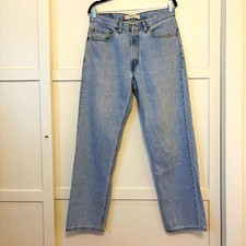 Vintage Levi's 550 Jeans Mens 32x32 Relaxed Fit Light Wash Made in Canada