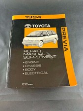 1994 Toyota Previa Repair Manual Supplement Oem Orig Van Shop Service Book-good 1994 Toyota Previa Repair Manual Supplement Oem Orig Van Shop Service Book-good