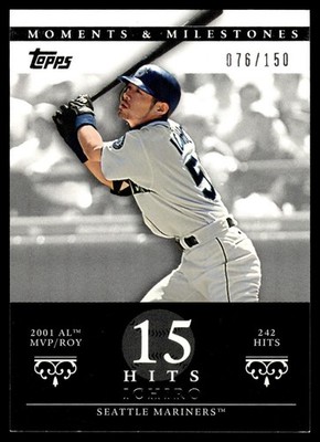 2007 Topps Moments & Milestones #6-15 Ichiro Suzuki /150