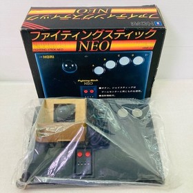 Hori NeoGeo AES Fighting Stick Controller HNS-07 With box Operation confirmation