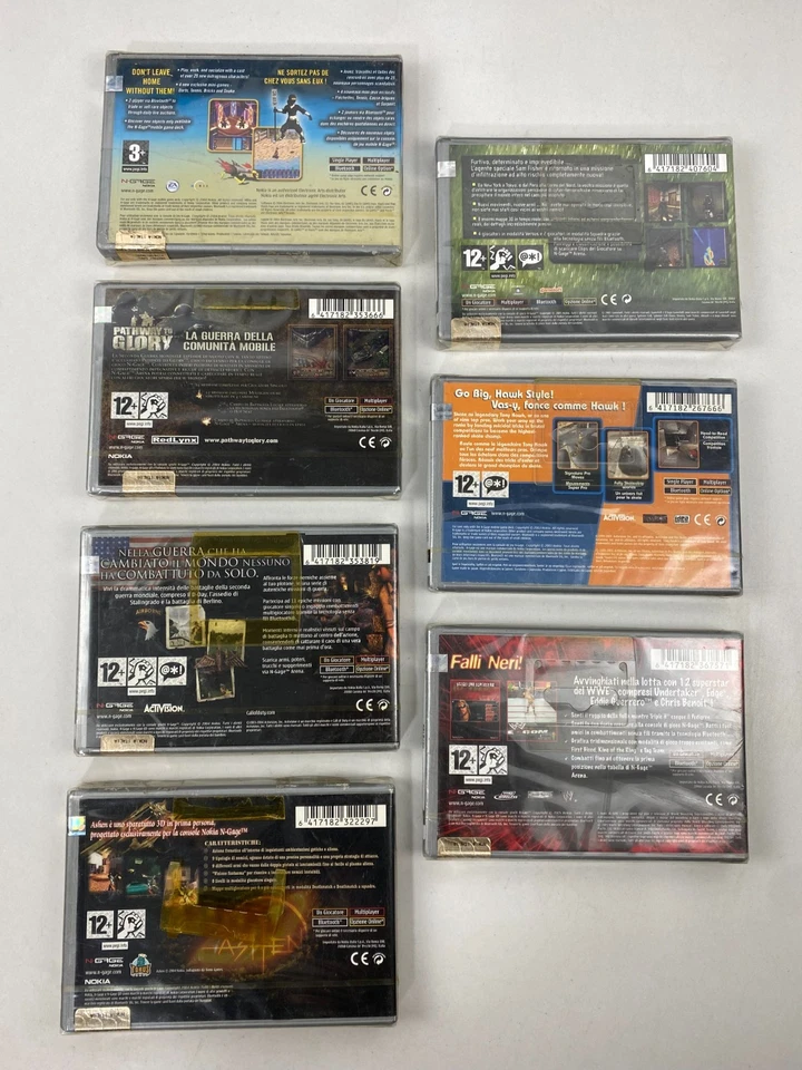 Ashen WWE Sims Pathway Call Of Duty Splinter Cell Nokia N-gage Game New Sealed - Image 2 of 4