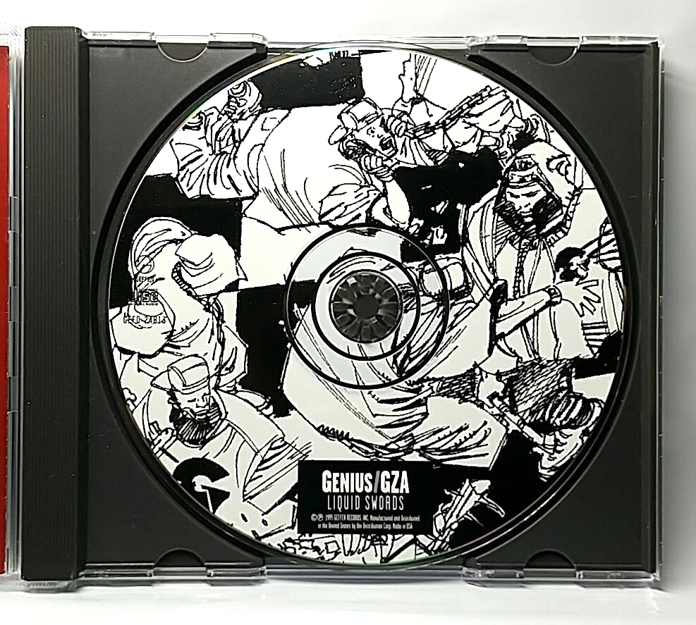 CD) Genius / GZA – Liquid Swords, 1995 US Press, GEFD-24813, Album