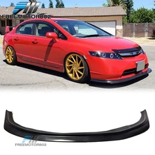 Fits 06-08 Civic FA5 4DR Ikon DP Style Front Bumper Lip Spoiler Splitter Kit PU
