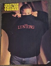 Vintage Jonathan Taylor Thomas Jtt Pinup Lion King Sweater Taran Noah Smith 